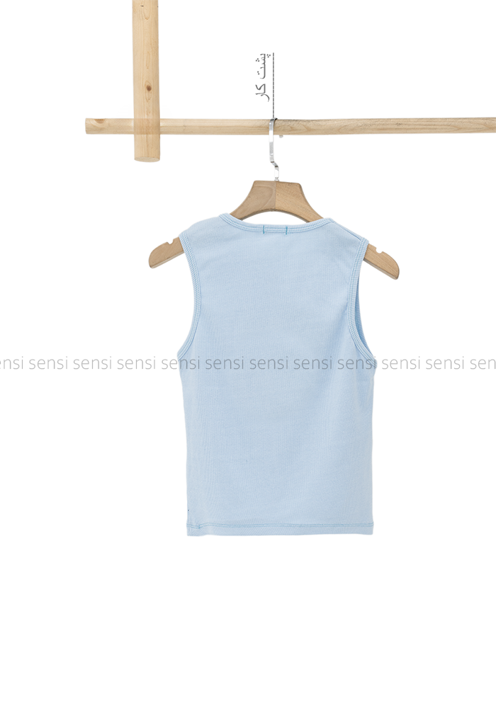 تاپ زنانه حلقه ای جین دوزی کد1005842